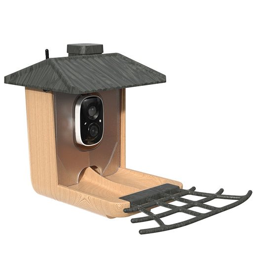 Upgraded Smart AI Identify Bird Feeder with Camera Solar Powered