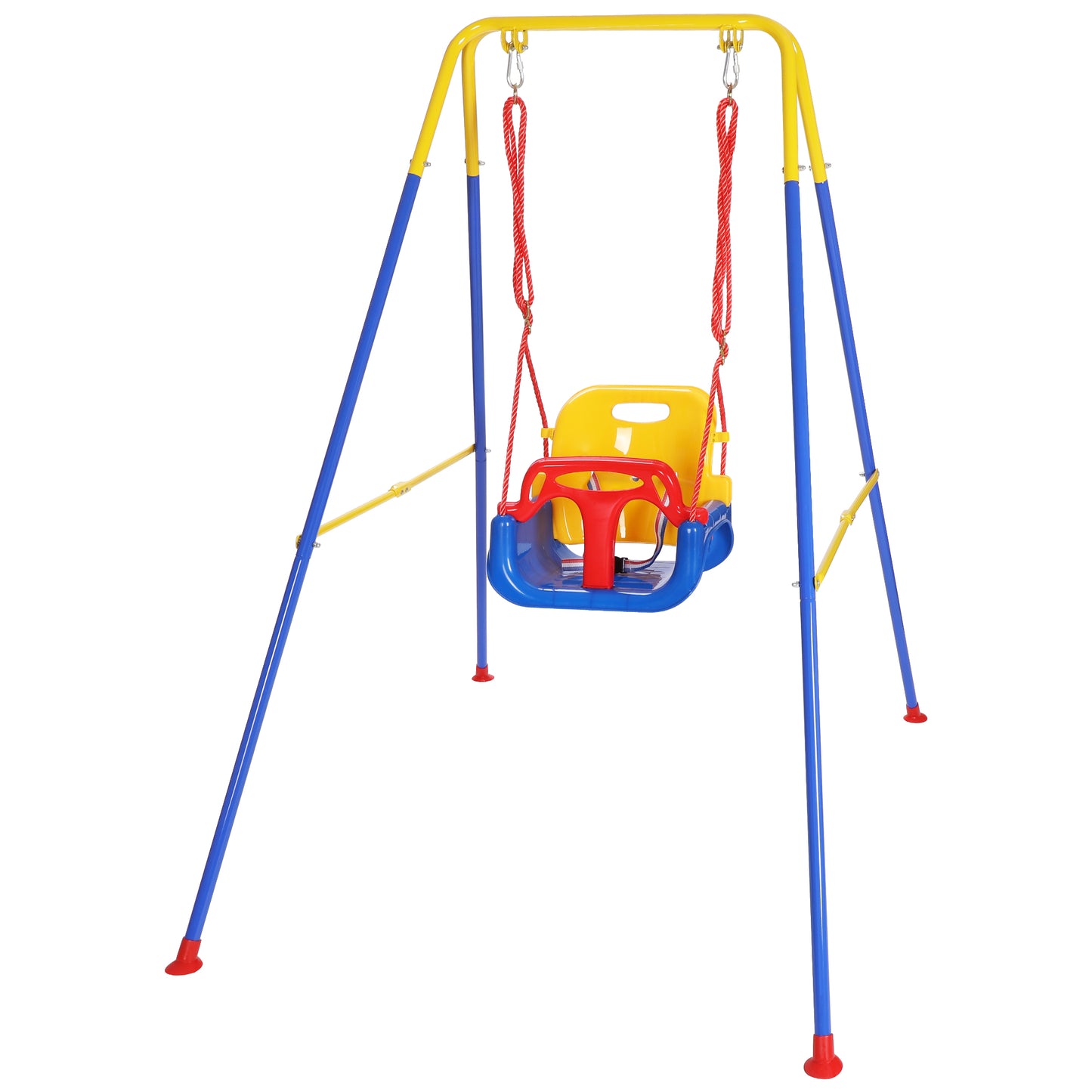 3-in-1 Toddler Swing Set for Indoor Outdoor Foldable Kids Swing Play Activity Center