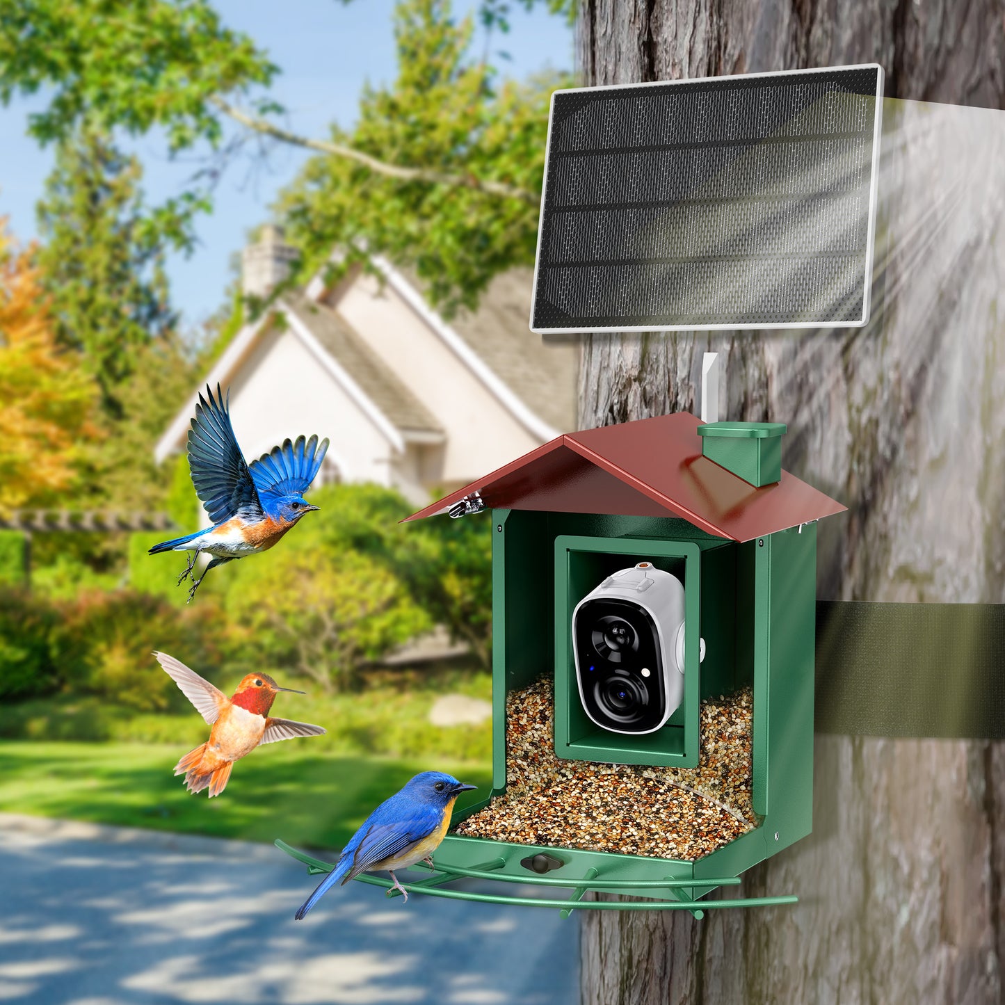 Smart Bird Feeder, Outdoor Bird Watching Camera Auto Capture & Motion Detection