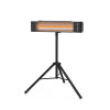 Outdoor Heater,EVMORE Infrared Heater With Tripod Stand,Carbon Infrared Outdoor Heater For Restaurant Patio Backyard Garage And Decks Standard Black